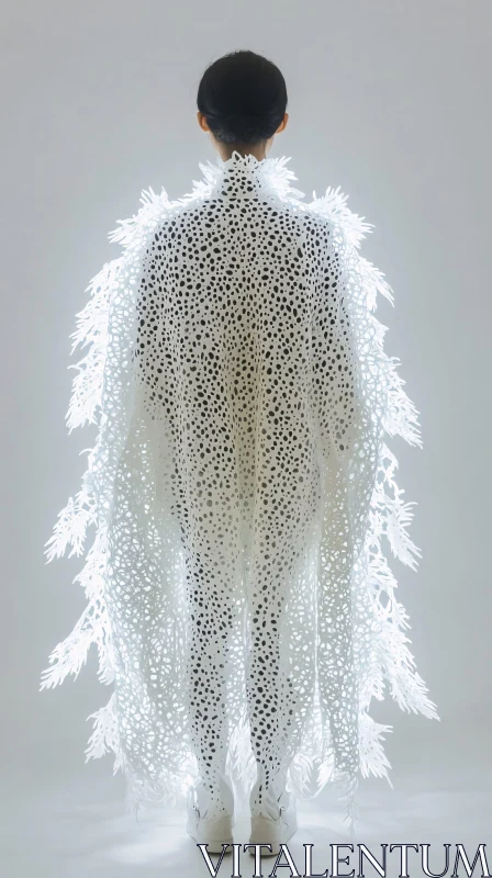 AI ART Innovative Illuminated White Fashion Design