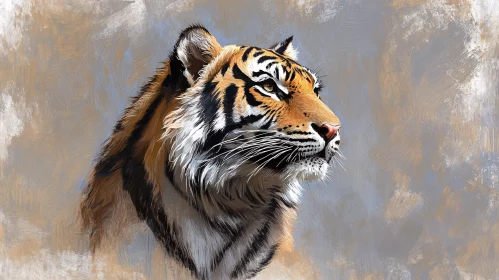 Tiger Profile Art