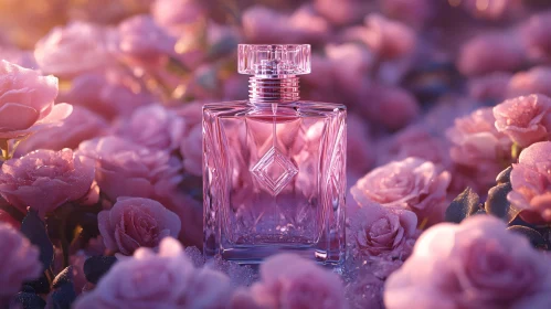 Luxurious Fragrance Amidst Roses