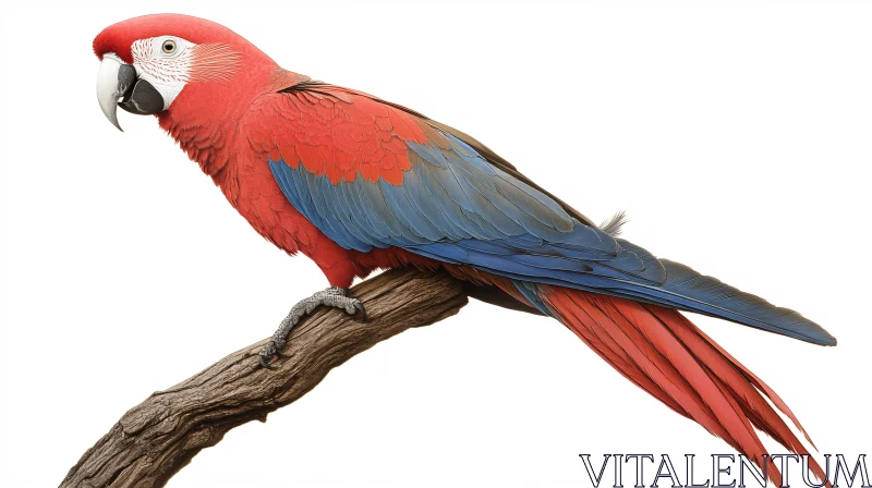 AI ART Exotic Parrot with Vivid Plumage