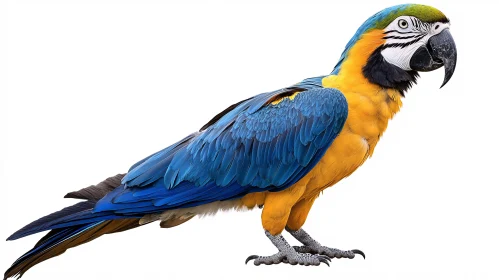 Majestic Tropical Macaw Bird