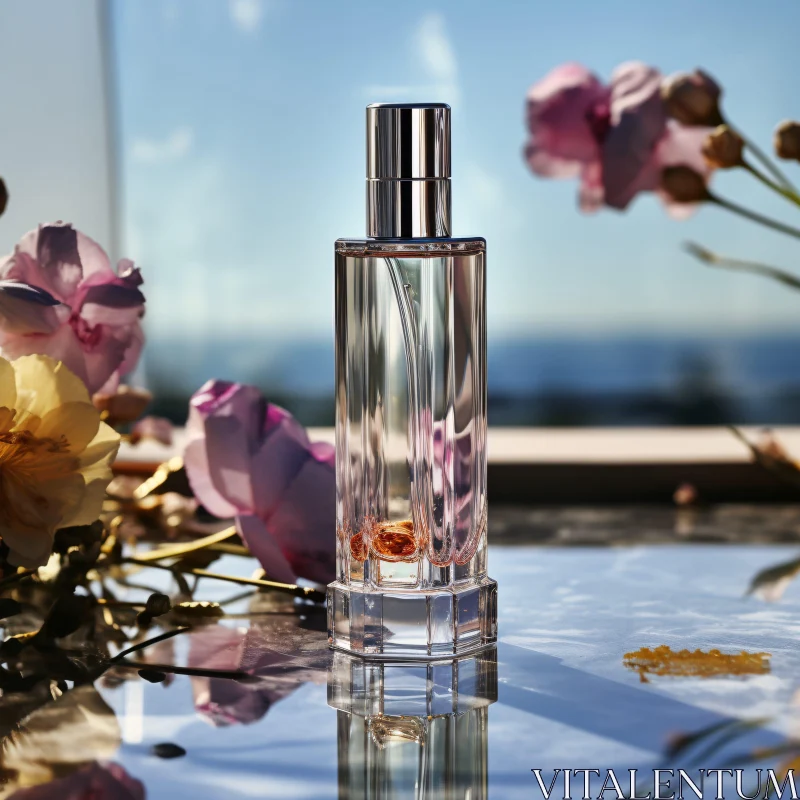 Sophisticated Fragrance Display AI Image