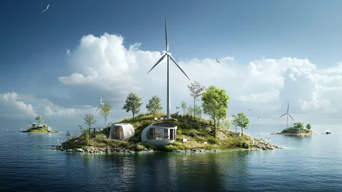 Eco-friendly Island Living Spaces