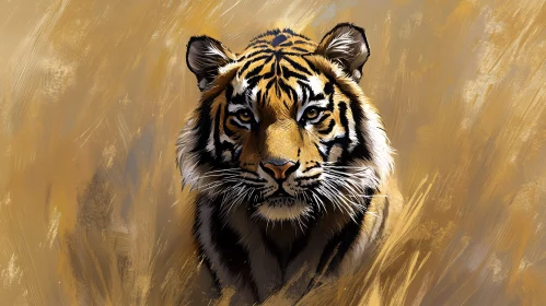 Wild Tiger Portrait Artwork