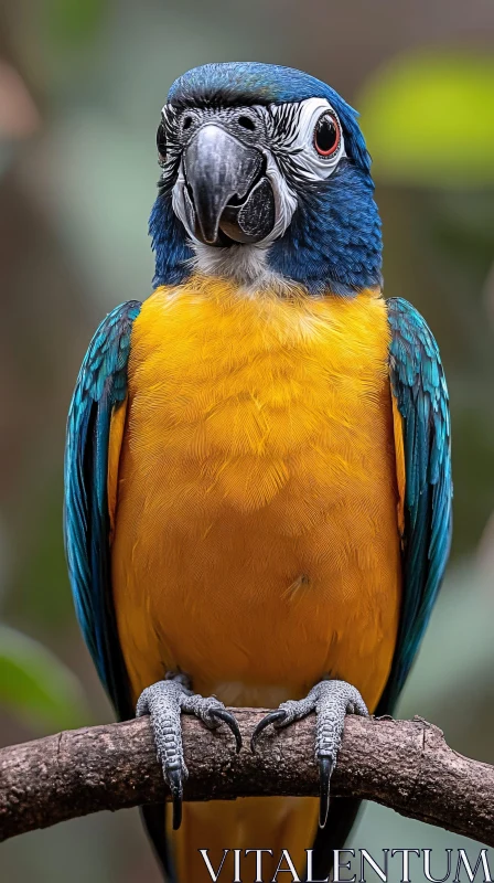 Vivid Parrot with Striking Plumage
