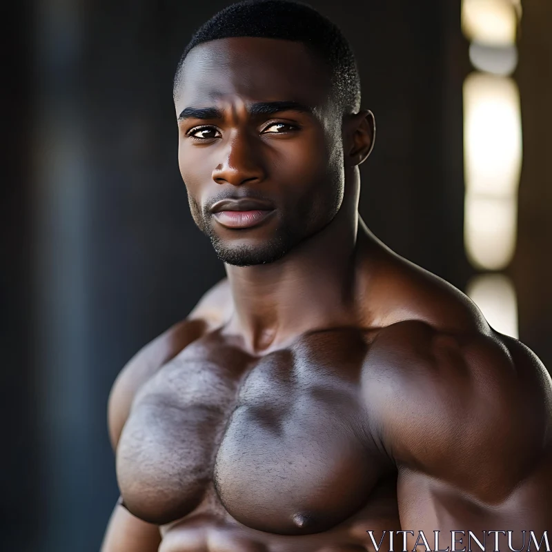 Strong and Confident Man Portrait