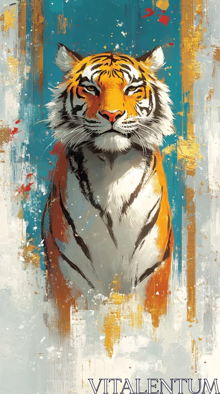 Artistic Tiger Painting