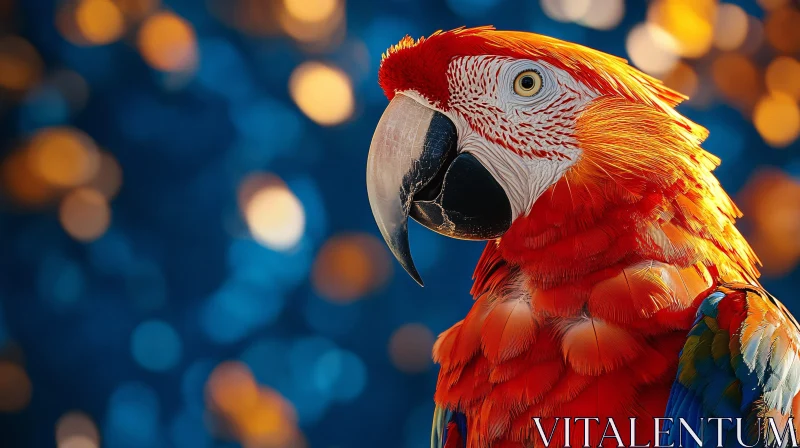 Striking Parrot Portrait