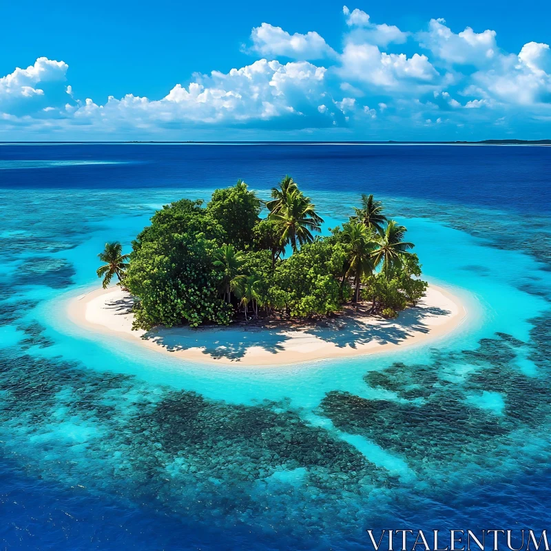 Serene Tropical Paradise Island