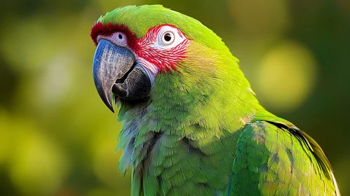 Exotic Parrot Portrait