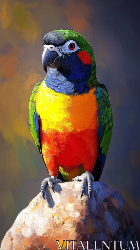 AI ART Exotic Bird Image