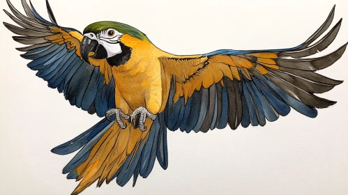 Colorful Parrot Illustration