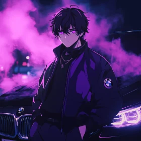 Purple Night Anime