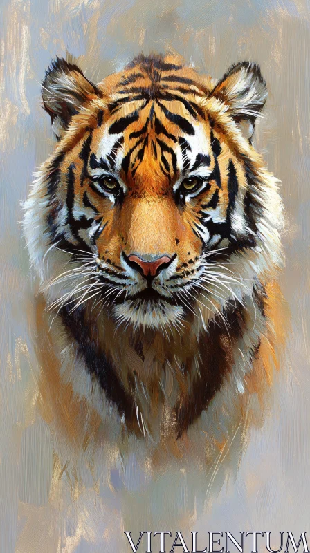 Majestic Tiger Art AI Image