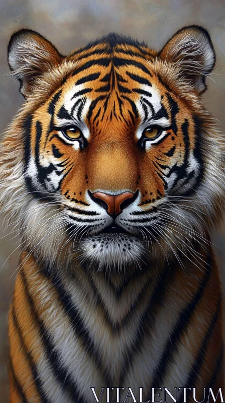 AI ART Magnificent Tiger Portrait