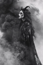 Gothic Mystique in Monochrome