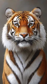 Regal Tiger Animal Portrait