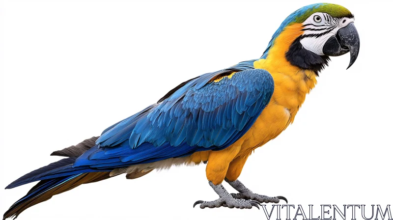 AI ART Majestic Tropical Macaw Bird