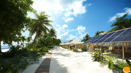 Island Paradise with Solar Energy