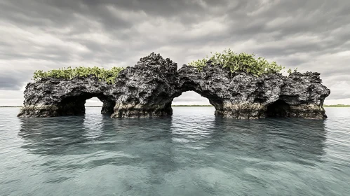 Dramatic Ocean Rock Arches