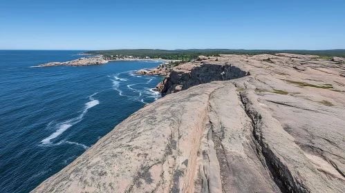 Majestic Coastal Cliffs by the Sea