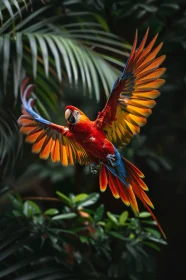 Colorful Parrot in its Natural Habitat