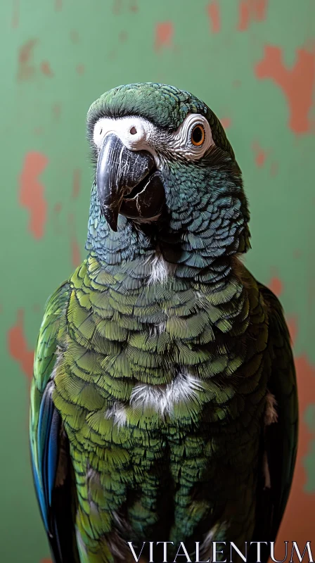 AI ART Detailed Parrot Portrait