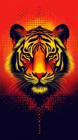 Graphic Tiger Illustration