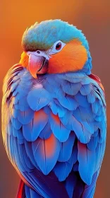 Close-Up of a Colorful Parrot