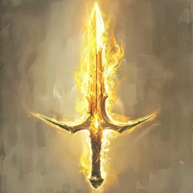 Enchanted Fiery Blade