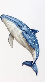 Serene Whale Portrait