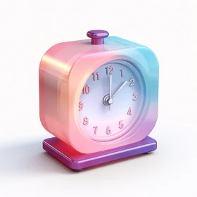 Stylish Gradient Clock