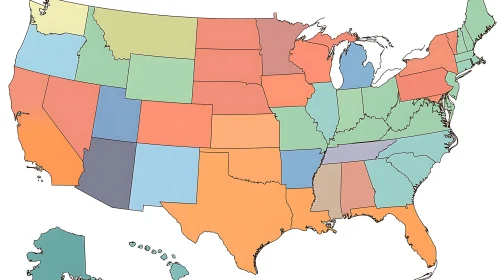 USA State Map