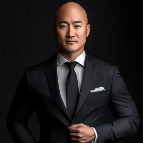 Elegant Professional Portrait of a Man in Formal Attire