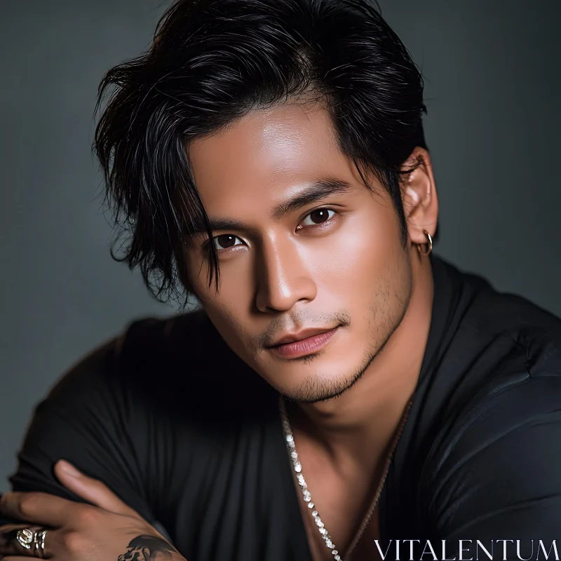 Elegant Male Fashion Portrait