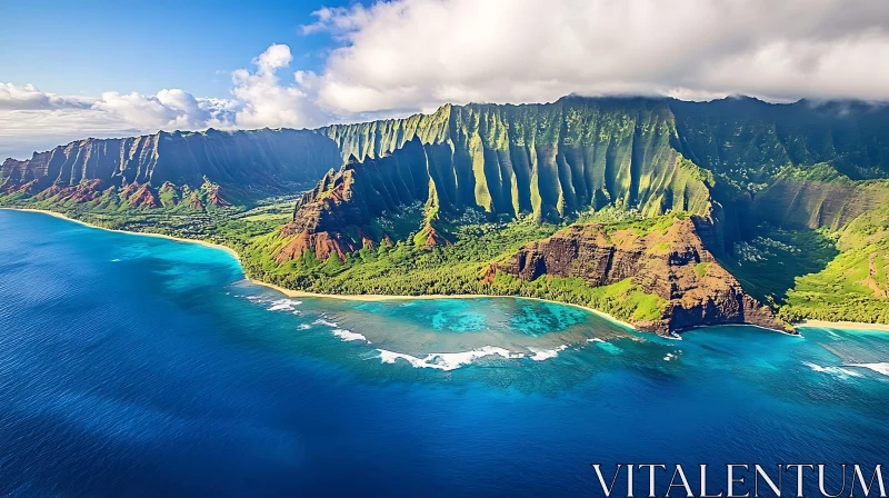 Spectacular Coastal Landscape from Above