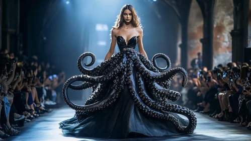 Striking Tentacle-Inspired Fashion Walk