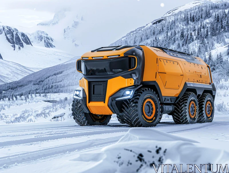 AI ART Snow Adventure Vehicle