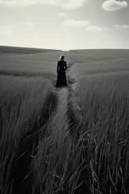 Solitary Journey in a Vast Field