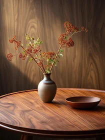 Serenity in Wood and Floral