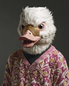 Duck-And-Human Hybrid Art