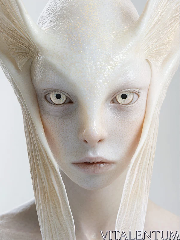 AI ART Otherworldly Alien Visage