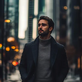 Urban Portrait of a Stylish Man