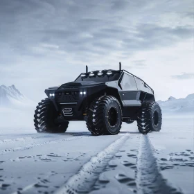 Off-Road Adventure in Winter Terrain