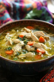 Comforting Chicken Soup with Carrots