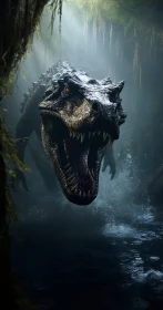 Jungle Creature with Sharp Teeth