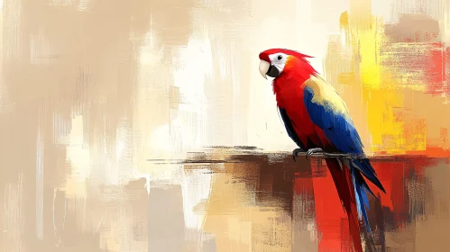 Colorful Parrot Art