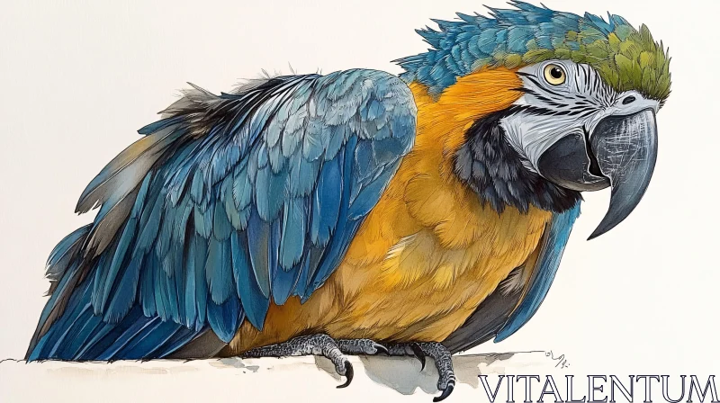 Colorful Macaw Art