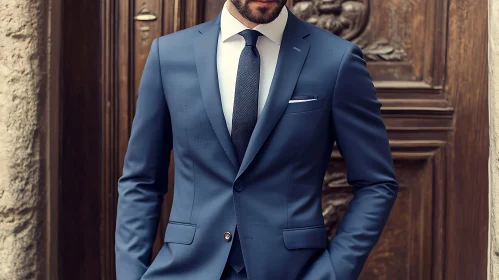 Sophisticated Gentleman in Tailored Formal Wear