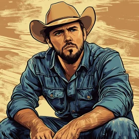Western Cowboy Artwork